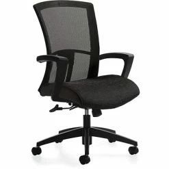 Flash Sale 😉 Task Chairs Global Accord Mesh High-Back Tilter, Black Coal, 25Wx25Dx44H 😀