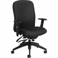 Best reviews of 🔥 Global Task Chairs Truform High Back Multi-Tilter, Ebony, 42"H X 26"W X 25"D 😍