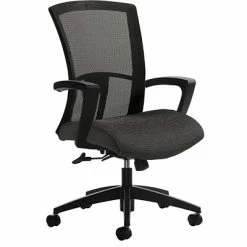 New 🛒 Global Task Chairs Vion High Back Tilter W/Mesh Back, Granite Rock, 25.5"W X 24"D X 40"H ❤️