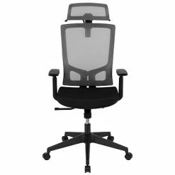 Best deal ✔️ Office Chairs Flash Furniture Ergonomic Mesh Office Chair, Gray/Black (H28091KYGY) 👍 -Office Chairs Online store unnamed file 461
