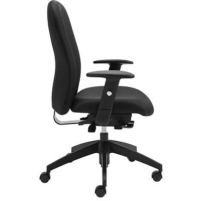 Promo ⭐ Global Task Chairs Truform High Back Weight Sensing Synchro Tilter, Ebony, 41.5"H X 26"W X 25"D 😍 3 Promo ⭐ Global Task Chairs Truform High Back Weight Sensing Synchro Tilter, Ebony, 41.5"H X 26"W X 25"D 😍