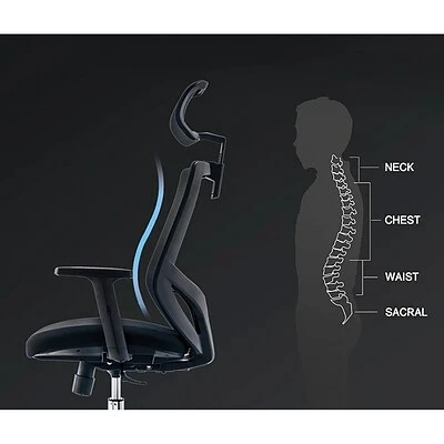 Coupon ๐ Office Chairs Urban Factory ERGO Ergonomic Adjustable Office Chair, Black (ESC01UF) ๐ 7 Coupon ๐ Office Chairs Urban Factory ERGO Ergonomic Adjustable Office Chair, Black (ESC01UF) ๐ - Image 5