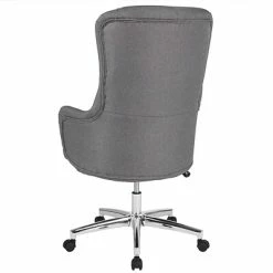 Budget 😍 Office Chairs Flash Furniture Chambord Fabric Swivel Home And Office High Back Chair, Light Gray (BT90557HLGYF) 🎁 -Office Chairs Online store unnamed file 4644