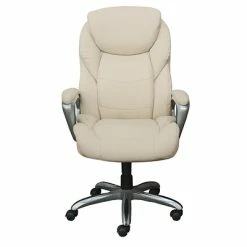 Coupon ✨ Executive/Managerial Chairs Serta Works My Fit Bonded Leather Executive Office Chair With Active Lumbar Support, Inspired Ivory (CHR200065) 🔥 -Office Chairs Online store unnamed file 4649