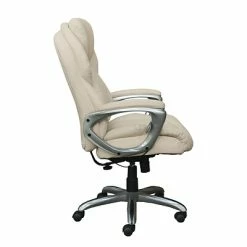 Coupon ✨ Executive/Managerial Chairs Serta Works My Fit Bonded Leather Executive Office Chair With Active Lumbar Support, Inspired Ivory (CHR200065) 🔥 -Office Chairs Online store unnamed file 4650