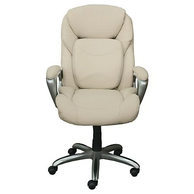Cheapest ๐ Executive/Managerial Chairs Serta Works My Fit Bonded Leather Executive Office Chair With 360 Motion Support, Inspired Ivory (CHR200063) ๐ 4 Cheapest ๐ Executive/Managerial Chairs Serta Works My Fit Bonded Leather Executive Office Chair With 360 Motion Support, Inspired Ivory (CHR200063) ๐ - Image 2