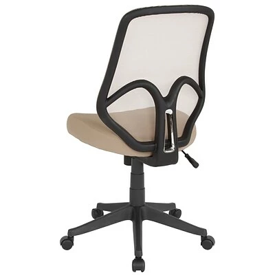 Hot Sale ๐ Office Chairs Flash Furniture Salerno Series Ergonomic Mesh Swivel High Back Office Chair, Light Brown (GOWY193ALTBN) ๐ 7 Hot Sale ๐ Office Chairs Flash Furniture Salerno Series Ergonomic Mesh Swivel High Back Office Chair, Light Brown (GOWY193ALTBN) ๐ - Image 5