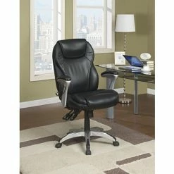 Top 10 🎉 Executive/Managerial Chairs Serta Ergo-Executive Office Chair, Bonded Leather, Black 🛒 -Office Chairs Online store unnamed file 4674