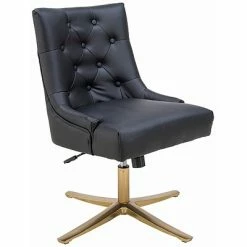 Best Pirce ✔️ Executive/Managerial Chairs Hanover Edina Tufted Faux Leather Adjustable Gas Lift Seating Office Chair, Black, HOC0017 🌟 -Office Chairs Online store unnamed file 4689