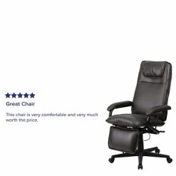 Hot Sale 🌟 Executive/Managerial Chairs Flash Furniture High-Back Ergonomic Leather Executive Office Chair, Brown (BT70172BN) ✨ -Office Chairs Online store unnamed file 4744