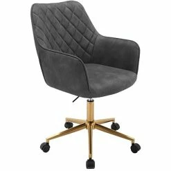 Top 10 🔔 Executive/Managerial Chairs Hanover Chelsea Tufted Fabric Swivel Adjustable Gas Lift Seating Office Chair, Grey, HOC0014 🥰 -Office Chairs Online store unnamed file 4760
