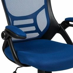 Flash Sale 😀 Office Chairs Flash Furniture Ergonomic Mesh Swivel High Back Office Chair, Blue (HL00161BKBL) 🔥 -Office Chairs Online store unnamed file 478