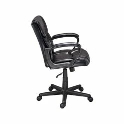 Wholesale 😍 Executive/Managerial Chairs Quill Brand® Montessa II Luxura Faux Leather Computer And Desk Chair, Black (25221-CC) 😀 -Office Chairs Online store unnamed file 4791