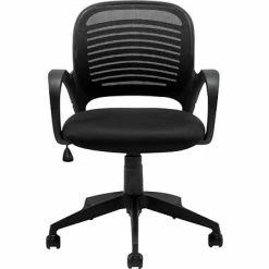 Hot Sale ❤️ Executive/Managerial Chairs Offices To Go® Managers Chair, Mesh, Black, Seat: 19"W X 17 1/2"D, Back: 18"W X 16 1/2"H 🌟
