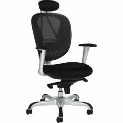 Top 10 ⭐ Executive/Managerial Chairs Offices To Go® Executive High-Back Chair With Headrest, Mesh, Black, Seat: 20.5"x18", Back: 19"x27" 💯