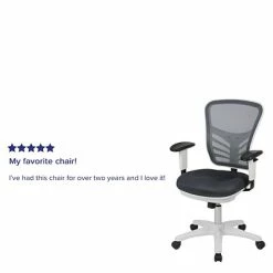 Cheap ❤️ Office Chairs Flash Furniture Ergonomic Foam Swivel Executive Chair, White/Dark Gray (HL0001WHDKGY) 🌟 -Office Chairs Online store unnamed file 4826