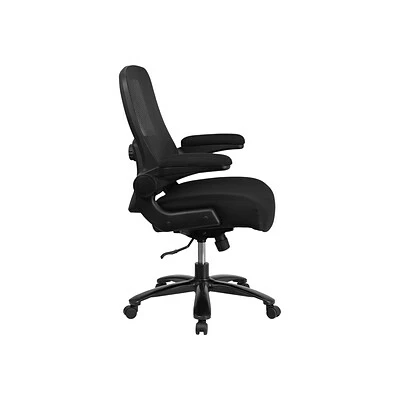 Promo ⌛ Office Chairs Flash Furniture Ergonomic Fabric Swivel Executive Chair, Black (BT-20180-GG) 🤩 5 Promo ⌛ Office Chairs Flash Furniture Ergonomic Fabric Swivel Executive Chair, Black (BT-20180-GG) 🤩 - Image 3