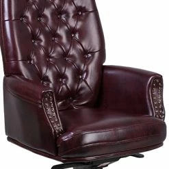 Budget ✨ Executive/Managerial Chairs Flash Furniture Leather High Back Traditional Tufted Multifunction Executive Chair, Burgundy (BT90269HBY) ✔️ -Office Chairs Online store unnamed file 4855