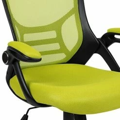 Buy 🧨 Office Chairs Flash Furniture Ergonomic Mesh Swivel High Back Office Chair, Green (HL00161BKGN) 🧨 -Office Chairs Online store unnamed file 487