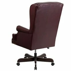 Promo ⌛ Executive/Managerial Chairs Flash Furniture Leathersoft Traditional Executive Chair, Burgundy (CIJ600BY) 🌟 -Office Chairs Online store unnamed file 4877