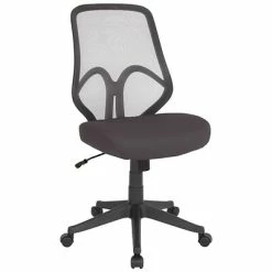 Deals 🎉 Office Chairs Flash Furniture Salerno Series Ergonomic Mesh Swivel High Back Office Chair, Dark Gray (GOWY193ADKGY) 🔥