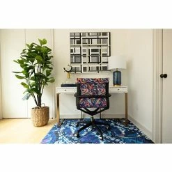 Brand new 🛒 Office Chairs The Raynor Group Elizabeth Sutton Wynwood Fabric Swivel Task Chair, Multi Rose Black Gold (K-ESWY-BLK-ROSE-GLD) 😉 -Office Chairs Online store unnamed file 4957