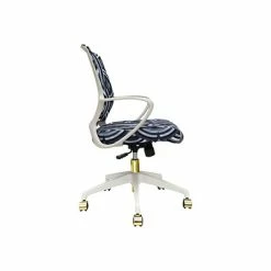 Discount ⌛ Office Chairs The Raynor Group Elizabeth Sutton Gramercy Fabric Swivel Task Chair, White Grayscale Echo Gold (K-ESGR-WHT-ECHO-GLD) 🔔 -Office Chairs Online store unnamed file 4960