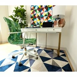 Best Pirce 🛒 Office Chairs The Raynor Group Elizabeth Sutton Wynwood Fabric Swivel Task Chair, Pura Vida White Gold (K-ESWY-WHT-VIDA-GLD) 🧨 -Office Chairs Online store unnamed file 4987