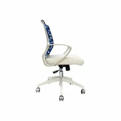 Hot Sale 👍 Office Chairs The Raynor Group Elizabeth Sutton Gramercy Fabric Swivel Task Chair, Blue Prism White Silver (K-ESGR-WHT-PRSM-GLD) 💯 -Office Chairs Online store unnamed file 4990