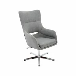 Wholesale 🎉 Office Chairs Hanover Harrison Polyester Swivel Task Chair, Gray (HOC0013) 🔔