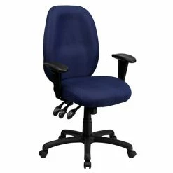 Promo ✔️ Flash Furniture High Back Fabric Multi-Functional Ergonomic Task Chairs With Arms (BT6191HNY) ⌛