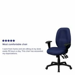 Promo ✔️ Flash Furniture High Back Fabric Multi-Functional Ergonomic Task Chairs With Arms (BT6191HNY) ⌛ -Office Chairs Online store unnamed file 5016