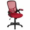 Promo 😉 Office Chairs Flash Furniture Ergonomic Mesh Swivel High Back Office Chair, Red (HL00161BKRED) 👏 -Office Chairs Online store unnamed file 504