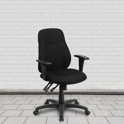 Cheapest 🎁 Task Chairs Flash Furniture Fabric Task Chair, Black (BT-90297M-A-GG) 🥰 -Office Chairs Online store unnamed file 5053