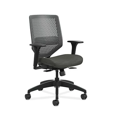 Best deal 🥰 Task Chairs HON Solve ReActiv/Fabric Mid-Back Task Chair, Adjustable Lumbar Support & Arms, Charcoal/Ink (HONSVR1ACLC10T) 🤩 3 Best deal 🥰 Task Chairs HON Solve ReActiv/Fabric Mid-Back Task Chair, Adjustable Lumbar Support & Arms, Charcoal/Ink (HONSVR1ACLC10T) 🤩