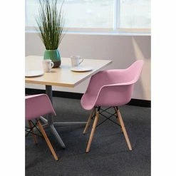 Budget 💯 Task Chairs IRIS® Plastic Shell Chair With Arm Rest, 2 Pack, Pink (586721) ✔️ -Office Chairs Online store unnamed file 5093