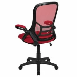 Promo 😉 Office Chairs Flash Furniture Ergonomic Mesh Swivel High Back Office Chair, Red (HL00161BKRED) 👏 -Office Chairs Online store unnamed file 511