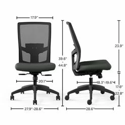 Best Pirce 😀 Union & Scale Task Chairs Union & Scale™ Workplace2.0™ 500 Series Fabric Task Chair, Iron Ore, Adjustable Lumbar, Synchro Seat Slide, Armless 🎁 -Office Chairs Online store unnamed file 5122