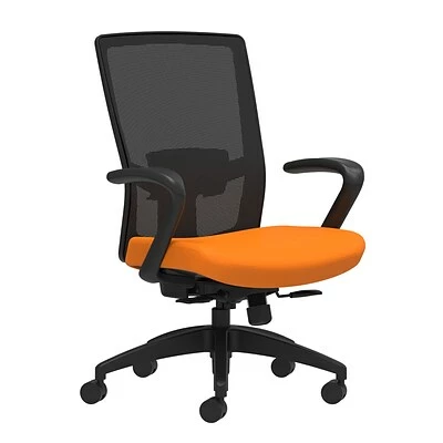 New ๐ Union & Scale Task Chairs Union & Scale Workplace2.0โข Fabric Task Chair, Apricot, Adjustable Lumbar, Fixed Arms, Synchro-Tilt With Seat Slide (53625) ๐ 3 New ๐ Union & Scale Task Chairs Union & Scale Workplace2.0โข Fabric Task Chair, Apricot, Adjustable Lumbar, Fixed Arms, Synchro-Tilt With Seat Slide (53625) ๐