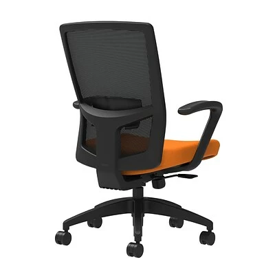 New ๐ Union & Scale Task Chairs Union & Scale Workplace2.0โข Fabric Task Chair, Apricot, Adjustable Lumbar, Fixed Arms, Synchro-Tilt With Seat Slide (53625) ๐ 4 New ๐ Union & Scale Task Chairs Union & Scale Workplace2.0โข Fabric Task Chair, Apricot, Adjustable Lumbar, Fixed Arms, Synchro-Tilt With Seat Slide (53625) ๐ - Image 2