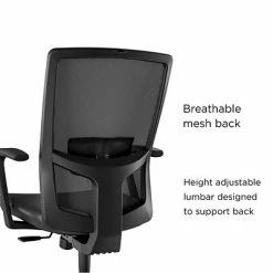 Buy 🛒 Union & Scale Task Chairs Union & Scale™ Workplace2.0™ 500 Series Vinyl Task Chair, Black, Adjustable Lumbar, Fixed Arms, Synchro Seat Slide 🤩 -Office Chairs Online store unnamed file 5133