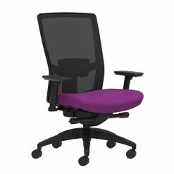 Top 10 🔥 Union & Scale Task Chairs Union & Scale Workplace2.0™ Fabric Task Chair, Amethyst, Adjustable Lumbar, 2D Arms, Advanced Synchro-Tilt (53635) 🤩