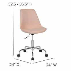 Cheapest 😀 Office Chairs Flash Furniture Aurora Series Fabric Swivel Mid-Back Task Office Chair, Pink (CH152783PK) 🌟 -Office Chairs Online store unnamed file 519