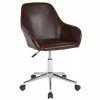 Best reviews of 😉 Office Chairs Flash Furniture Cortana LeatherSoft Swivel Home And Office Mid-Back Chair, Brown (DS8012LBBRN) 🥰 -Office Chairs Online store unnamed file 522