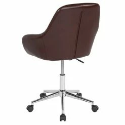Best reviews of 😉 Office Chairs Flash Furniture Cortana LeatherSoft Swivel Home And Office Mid-Back Chair, Brown (DS8012LBBRN) 🥰 -Office Chairs Online store unnamed file 526