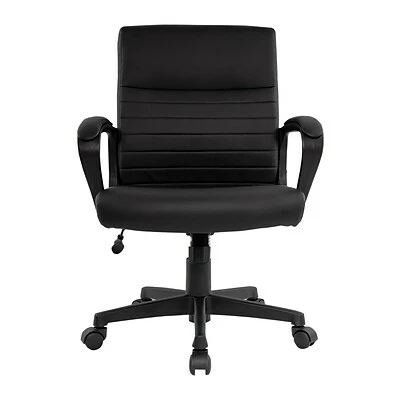 Cheapest 🧨 Staples Executive/Managerial Chairs Quill Brand® Tervina Luxura Mid-Back Manager Chair, Black (56904) 🔥 5 Cheapest 🧨 Staples Executive/Managerial Chairs Quill Brand® Tervina Luxura Mid-Back Manager Chair, Black (56904) 🔥 - Image 3