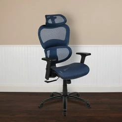 Discount 🌟 Office Chairs Flash Furniture Ergonomic Mesh Office Chair, Blue (HLC1388F1KBL) ❤️ -Office Chairs Online store unnamed file 530