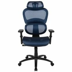Discount 🌟 Office Chairs Flash Furniture Ergonomic Mesh Office Chair, Blue (HLC1388F1KBL) ❤️ -Office Chairs Online store unnamed file 537