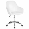 Outlet 🔥 Office Chairs Flash Furniture Cortana LeatherSoft Swivel Home And Office Mid-Back Chair, White (DS8012LBWH) ⭐ -Office Chairs Online store unnamed file 538