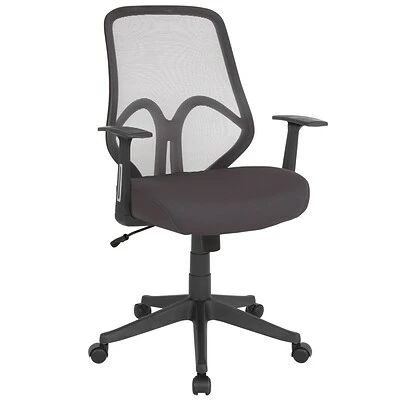 Hot Sale 🧨 Office Chairs Flash Furniture Salerno Series Ergonomic Mesh Swivel High Back Office Chair, Dark Gray (GOWY193AADKGY) 🥰 3 Hot Sale 🧨 Office Chairs Flash Furniture Salerno Series Ergonomic Mesh Swivel High Back Office Chair, Dark Gray (GOWY193AADKGY) 🥰
